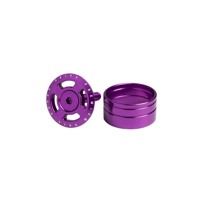 DEITY - Crosshair Headset Cap Kit - Purple