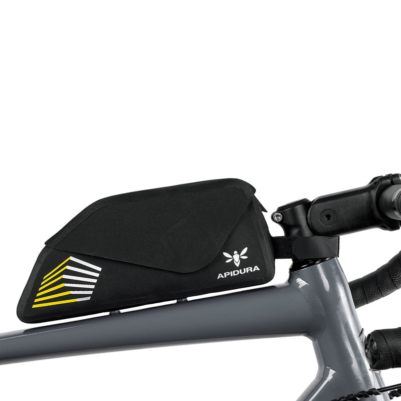 gravel bike top tube bag bolt-on Apidura - Racing Bolt On Top Tube Pack 1L | iRIDE Store