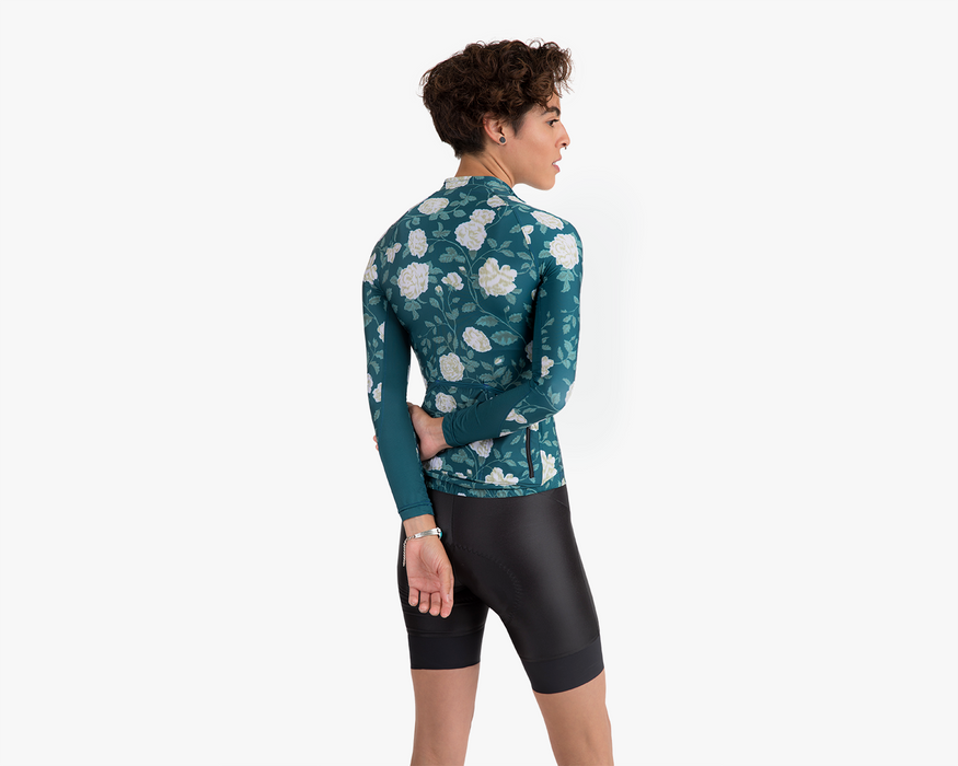 Machines For Freedom - The Summerweight Long Sleeve Cycling Jersey in Jaded Rose