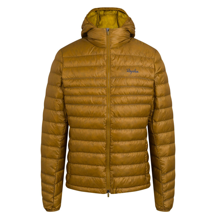 Rapha - Men's Explore Down Jacket - Old Gold/Chartreuse Green
