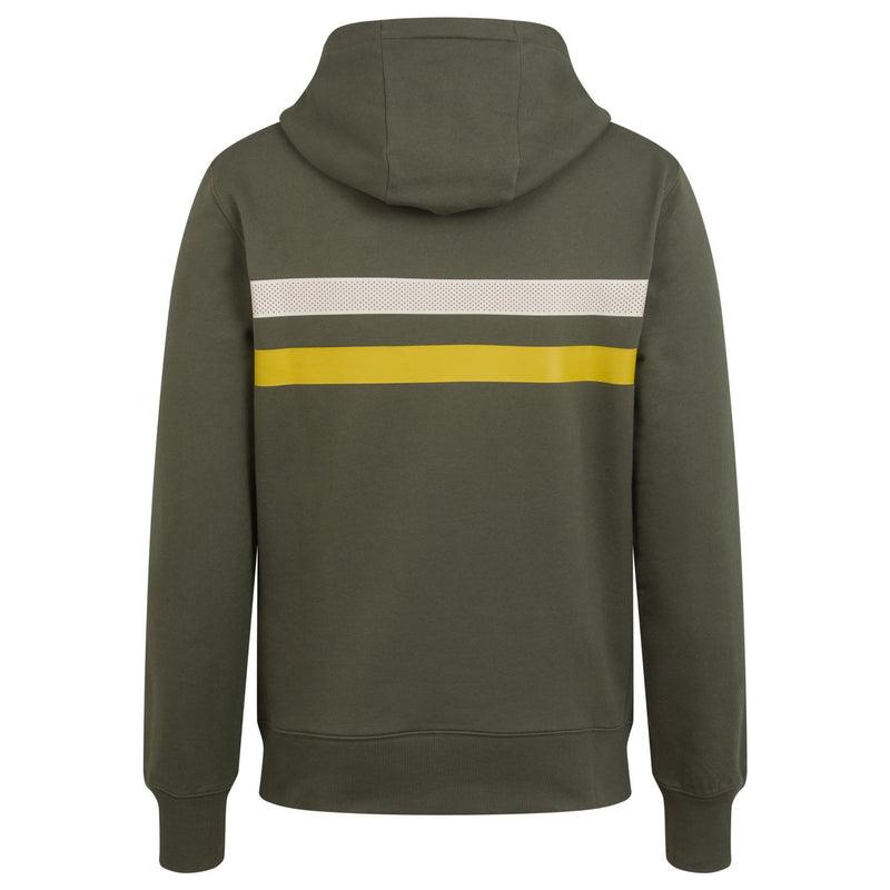 Rapha - Men's Brevet Hoodie - Organic Cotton - Olive/Grey/Yellow