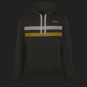 Rapha - Men's Brevet Hoodie - Organic Cotton - Olive/Grey/Yellow