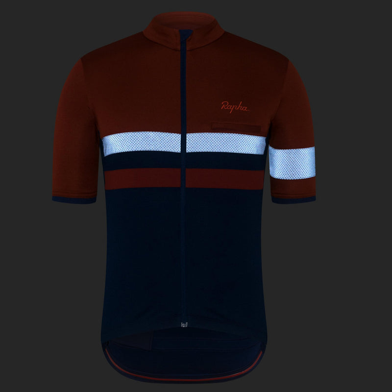 Rapha - Men's Brevet Jersey - Recycled Materials - Brick - 4