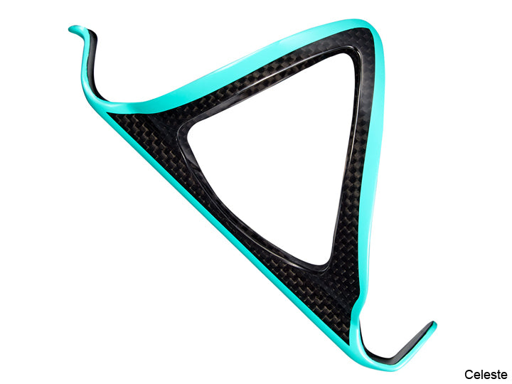 Supacaz- Fly Cage Carbon - Celeste