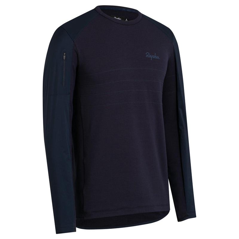 Rapha - Men's Explore Long Sleeve Pullover - Dark Navy - 2