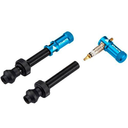 Granite Design Valve Stems and Caps Blue