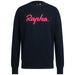 Rapha - Men's Logo Sweatshirt - Organic Cotton - Dark Navy/Hi-Vis Pink