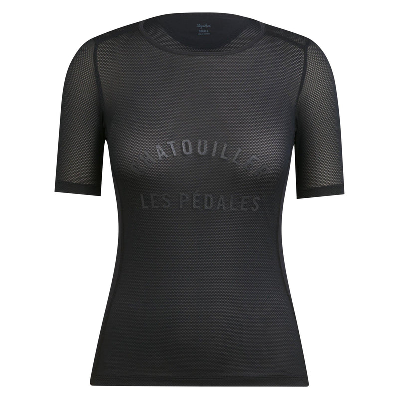 Rapha - Women's Pro Team Mesh Base Layer - Short Sleeve - Black - 1