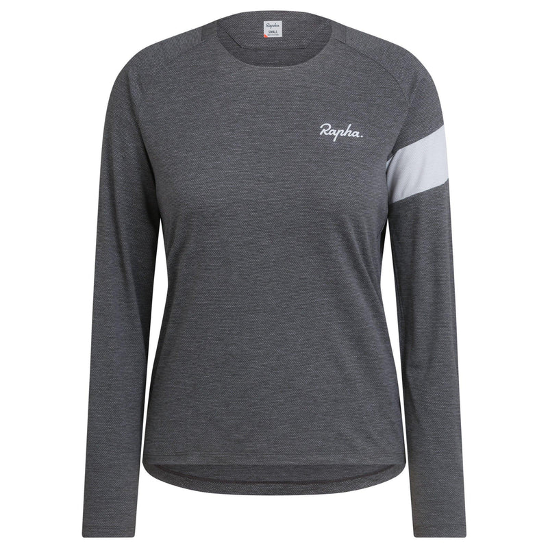 Rapha - Women's Trail Long Sleeve Technical T-shirt - Grey/Light Grey