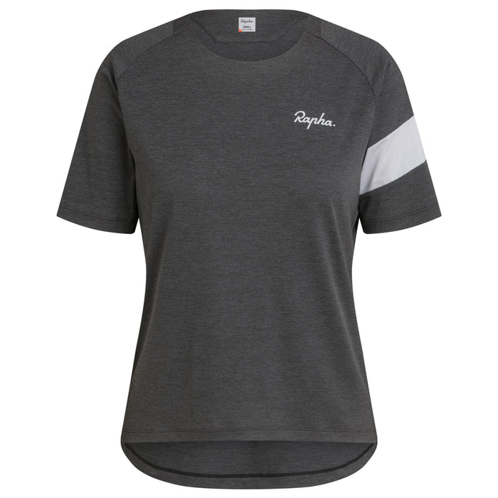 Rapha - Women's Trail Technical T-Shirt - Dark Grey/Light Grey