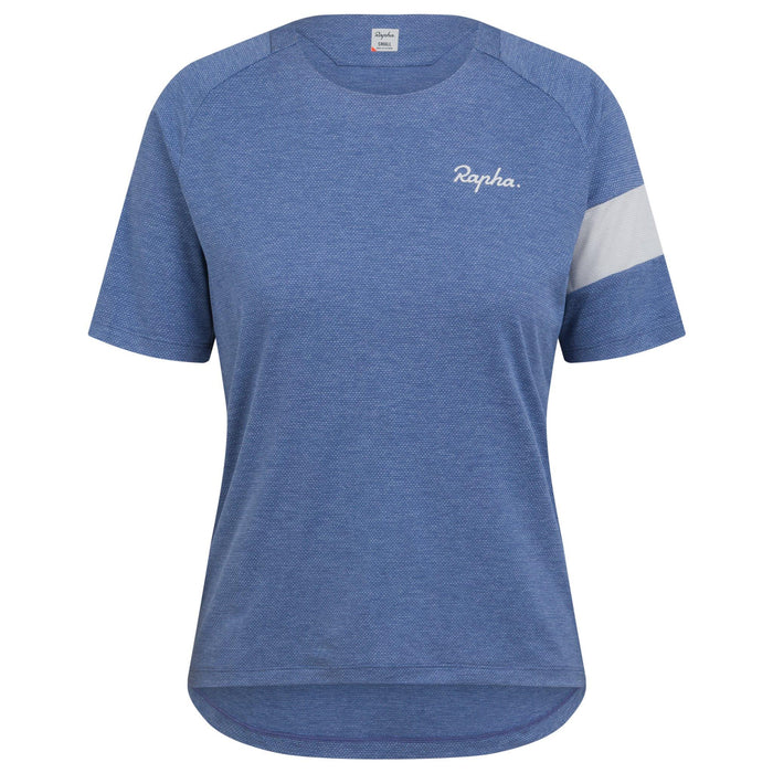 Rapha - Women's Trail Technical T-Shirt - Blue/Light Grey