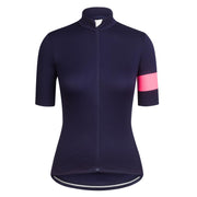 Rapha - Women's Classic Jersey II - Navy/High-Vis Pink - 1