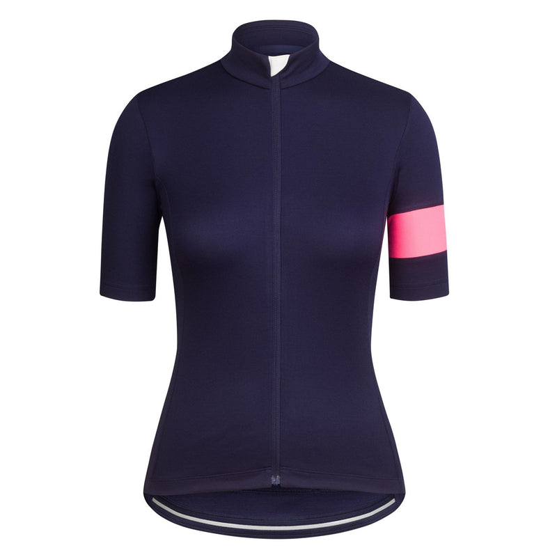 Rapha - Women's Classic Jersey II - Navy/High-Vis Pink - 1