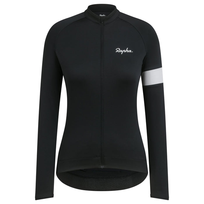 Rapha - Women's Core Long Sleeve Jersey - Brand New - Black/White