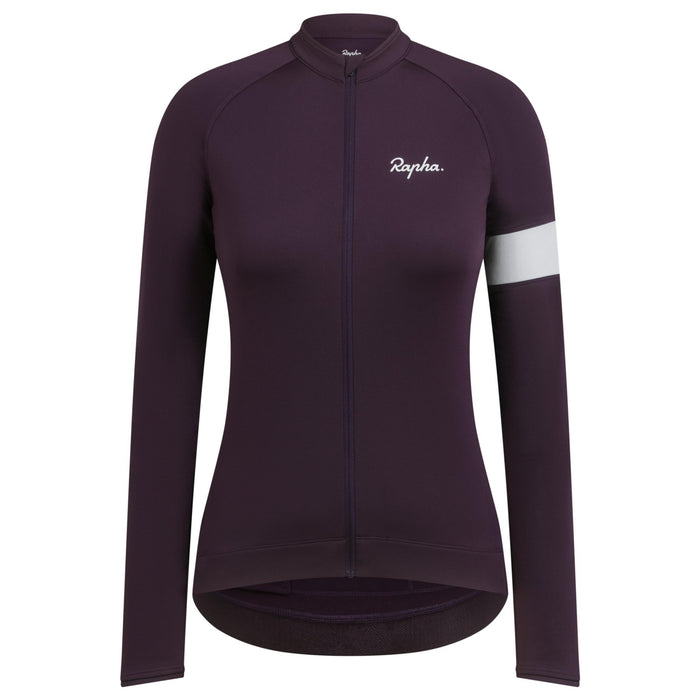 Rapha - Women's Core Long Sleeve Jersey - Brand New - Purple/White