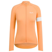 Rapha - Women's Core Long Sleeve Jersey - Brand New - Peach/White