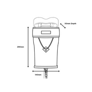 City Saddle Bag Lrg tn