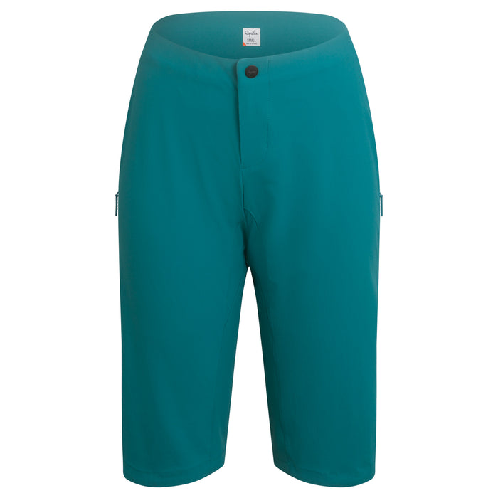 Rapha - Women's Trail Shorts - BLUE GREEN/EGG SHELL
